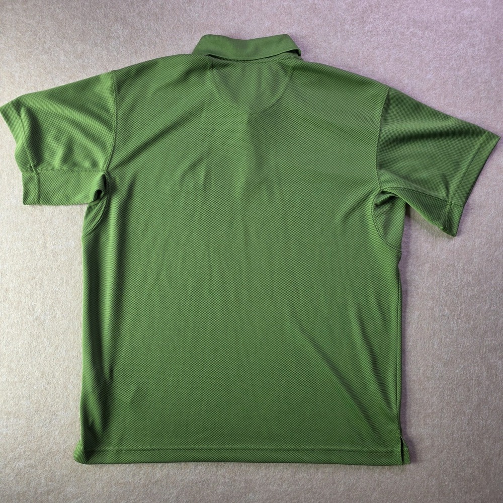Columbia Omni Shade Polo Shirt Sz L PFG Green Logo Active Golf Tennis Outdoor - Picture 7 of 8